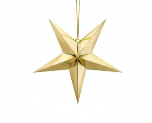 Party Deco Dekoracja wisząca gwiazda papierowa srebrna - 45 cm GWP1-45-019M - Dekoracje sali Party Deco Dekoracja wisząca gwiazda papierowa srebrna - 45 cm GWP1-45-019M - Dekoracje sali - miniaturka - grafika 6