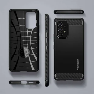 Spigen Etui do Samsung Galaxy A53 5G futerał Rugged Armor Matte Black ACS04159 - Etui i futerały do telefonów - miniaturka - grafika 3