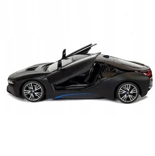 Rastar Samochód BMW i8 czarny 132340 - Samochody i pojazdy dla dzieci - miniaturka - grafika 3