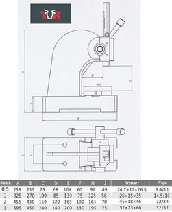 Proma Ścisk prostokątny imadło kątowe dla spawaczy 60/110 - Imadła i ściski - miniaturka - grafika 3