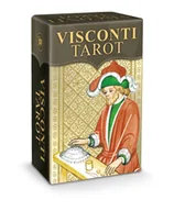 Wróżbiarstwo i radiestezja - LO SCARABEO mini VISCONTI Tarot - karty tarota mini 03292080 - miniaturka - grafika 1