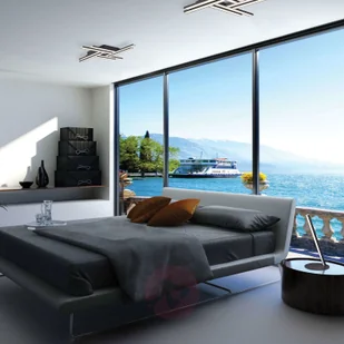 LIS Poland Lampa sufitowa LED Largo 8-punktowa czarna - Lampy sufitowe - miniaturka - grafika 3