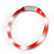 Smycze dla psów - dr Seidla Led z Usb Pies 1,4x0,8x55cm czerwona - miniaturka - grafika 1