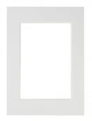 Ramki na zdjęcia - Kraina Ramek Passe-partout 13x18/9x13 - Śnieżno Biały 709 PASS1318 - miniaturka - grafika 1