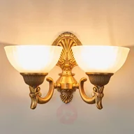 Lampy ścienne - Orion Wytworna lampa ścienna NOAM z brązowymi elementami - miniaturka - grafika 1