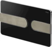 Przyciski spłukujące - Viega Prevista Przycisk uruchamiający do WC Czarny 773182 doradzimy wycena@mizar.pl tel.(22)723 73 63 773182 - miniaturka - grafika 1