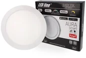 Lampy pozostałe - Led line Panel Easy Fix AURA smart okrągły 18W 60-185mm 1200-1400lm biała ciepła 470652 - miniaturka - grafika 1