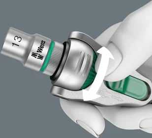 Wera Zestaw nasadek metryczny 1/4"""" 6 3 mm) 28 szt Zyklop Speed 8100 SA 05004016001 - Zestawy narzędziowe - miniaturka - grafika 10