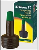 Tusz do pieczątek - PELIKAN Tusz do stempli Pelikan zielony 28ml 351239 351239 - miniaturka - grafika 1