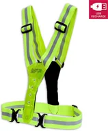 Kamizelki kolarskie - Lynx Kamizelka odblaskowa LED LYNX Yellow - miniaturka - grafika 1