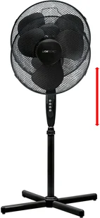 Wentylator Clatronic Wentylator stojący wiatrak podłogowy VL 3603 S 40cm wys.125cm - Wentylatory - miniaturka - grafika 4