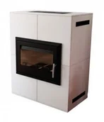 Piece wolnostojące - Thorma Piecyk Thorma Lago Hottex biały - miniaturka - grafika 1