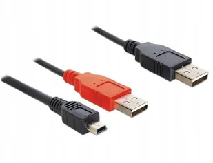Delock Kabel USB USB A/USB A, mini USB 5pin, 0.3m 83178 - Kable USB - miniaturka - grafika 4