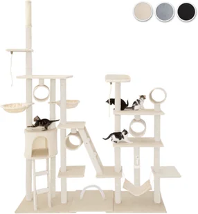 tectake Drapak dla kota Snooky 261 cm - beżowy 403916 - Drapaki dla kotów - miniaturka - grafika 2