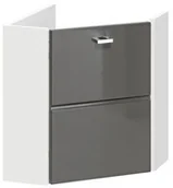 Szafki łazienkowe - Comad Szafka pod umywalkę FINKA SZARA - miniaturka - grafika 1