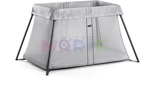 Baby Bjorn łóżeczko podróżne Srebrny Silver - Łóżeczka i kojce - miniaturka - grafika 2