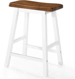 vidaXL Stół barowy i taborety z litego drewna, 5 elementów - Stoły z krzesłami - miniaturka - grafika 7