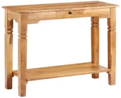 Konsole i sekretarzyki - shumee shumee Stolik typu konsola 100x40x76 cm lite drewno akacjowe - miniaturka - grafika 1