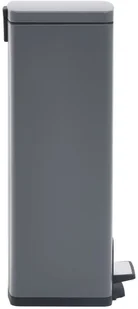 FENIKS vidaXL z pedałem bezdotykowy 30 L szary stal 149572 - Kosze na śmieci - miniaturka - grafika 4