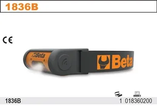 BETA LATARKA CZOŁOWA LED Z PRZEGUB.80/160LM (1836B) - Pozostałe wyposażenie warsztatu - miniaturka - grafika 2