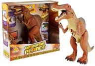 Figurki dla dzieci - Import LEANToys Duży Dinozaur Na Baterie Chodzi Ryczy Tyranozaur 4078 - miniaturka - grafika 1