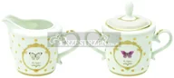 Cukiernice - Easy life nuova r2s KOMPLET - PORCELANOWA CUKIERNICA I MLECZNIK - ELEGANCE Motyle (1104 DOB) - miniaturka - grafika 1
