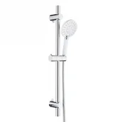 Zestawy prysznicowe - Tiger Splash Akcent Zestaw prysznicowy natynkowy biały/chrom 1714940144 - miniaturka - grafika 1