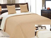 Narzuty - Euromat Dwustronna Narzuta Vigo II Ciemny Beż-Ecru 11 04335@4190 - miniaturka - grafika 1