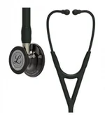 Urządzenia medyczne - LITTMANN Stetoskop Littmann Cardiology IV 6204 Stetoskop kardiologiczny High Polish Smoke-Finish przewód i lira czarny,trzon szampański TOW017513 - miniaturka - grafika 1