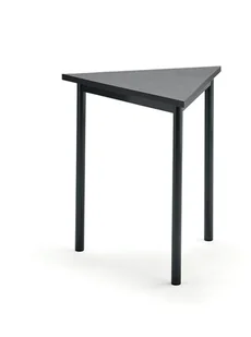 AJ Produkty Biurko SONITUS TRIANGEL, 700x700x720 mm, ciemno szare linoleum, antracyt - Meble do szkół i przedszkoli AJ Produkty Biurko SONITUS TRIANGEL, 700x700x720 mm, ciemno szare linoleum, antracyt - Meble do szkół i przedszkoli - miniaturka - grafika 1