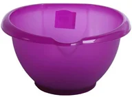 Miski i półmiski - Smart Kitchen Miska plastikowa z miarką fiolet 5 l - miniaturka - grafika 1