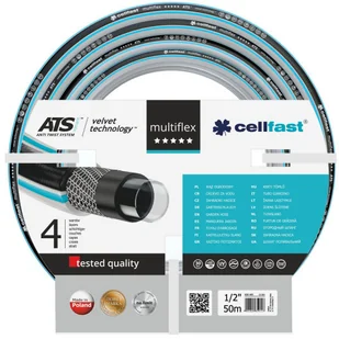 Cellfast Wąż ogrodowy MULTIFLEX ATS 1/2 x 50m marki 13-201 - Węże ogrodowe i zraszacze - miniaturka - grafika 2