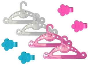 Różowe Żelazko Zestaw do Prasowania Deska Wieszaki 4847 - Zabawki AGD - miniaturka - grafika 8