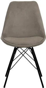 Actona Krzesło Eris Sztruks Szare - Krzesła - miniaturka - grafika 5