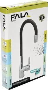 Fala BATERIA ZLEWOZMYWAKOWA FLEXIBLE C SZARA 75711 - Baterie kuchenne - miniaturka - grafika 6