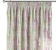 Zasłony - Dekoria Zasłona na taśmie marszczącej 1 szt. zielony,fioletowy,szary 130 x 100cm Wyprzedaż do 810-140-72 - miniaturka - grafika 1