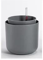 Donice - Plastia Doniczka samonawadniająca Tolita szary, śr. 16 cm - miniaturka - grafika 1