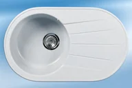 Zlewozmywaki - Brenor Hydra Biały - miniaturka - grafika 1