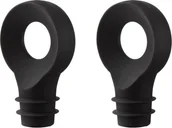 Pozostałe akcesoria kuchenne - Vacu Vin zatyczki do wina 1 x 5 cm gumowe czarne 2 szt twm_1006846 - miniaturka - grafika 1