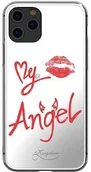 Etui i futerały do telefonów - Kingxbar Angel lustrzane etui ozdobione oryginalnymi Kryształami Swarovskiego iPhone 11 Pro Max lusterko przezroczysty - Przezroczysty - miniaturka - grafika 1