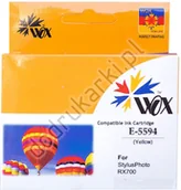 Tusze zamienniki - Wox T5594 zamiennik tusz żółty do Epson Stylus Photo RX700 - 15ml - miniaturka - grafika 1