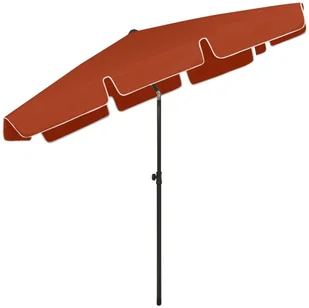 vidaXL Parasol plażowy, terakota, 200x125 cm 314732 - Parasole ogrodowe - miniaturka - grafika 6