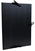 Teczki i skoroszyty - Clairefontaine Clairefontaine teczka z motywem kraft, 50 x 70 cm, 3 tasiemki z 3 klapkami - czarna 38815C - miniaturka - grafika 1