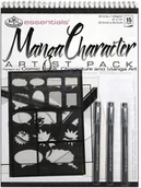 Podobrazia, bloki, papiery - Royal Langnickel Royal & Lang Niklowo-RD-514  zestaw -częściowy blok rysunkowy/malme dium, Manga RD514 - miniaturka - grafika 1