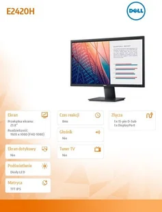 Dell E2420H - Monitory - miniaturka - grafika 3