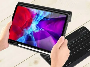 Apple Strado Etui z klawiaturą Bluetooth i uchwytem na rysik do iPad AIR 4/ Pro 11 2020 (Czarne) DNCOLKLAWIAIR4.BLACK - Etui do tabletów - miniaturka - grafika 7