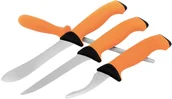 Noże - Eka Komplet noży Butcher Set komplet 4 noży rzeźniczych 032-024 - miniaturka - grafika 1