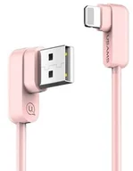 Kable komputerowe i do monitorów - USAMS USAMS Kabel kątowy U-flow Lightning 1,2m różowy US-SJ165 AKUSAKUUSA00189 - miniaturka - grafika 1