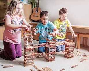 Piatnik Klocki Bioblo 100 klocków Ocean Mix 640316 - Klocki - miniaturka - grafika 7