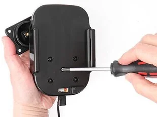 Brodit AB Uchwyt Indukcyjny dedykowany do Apple iPhone 12 Pro Max z wbudowanym kablem USB oraz ładowarką samochodową 718236 - Uchwyty samochodowe do telefonów - miniaturka - grafika 6